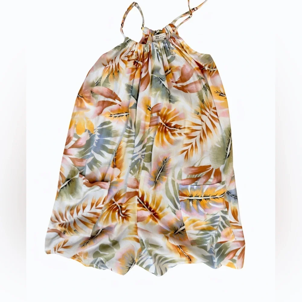 Billabong Multicolor Leaf Pattern Top